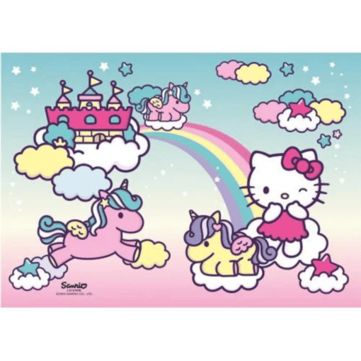 palapeli hello kitty rainbow