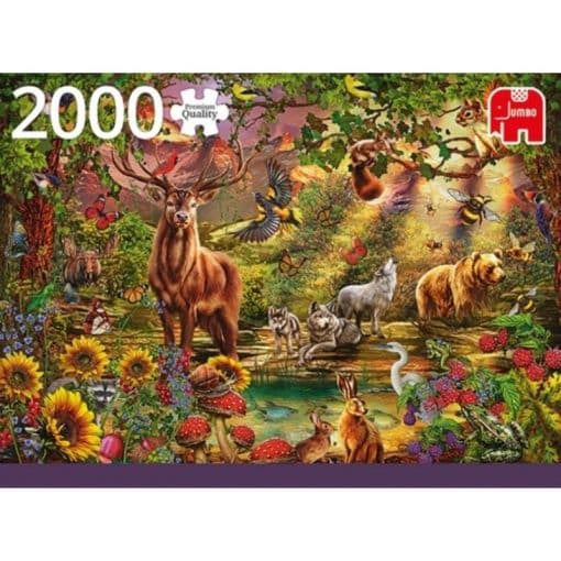 Palapeli 2000 palaa Maaginen metsä Jumbo - Image 2