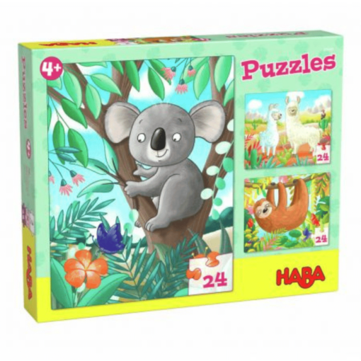 Palapeli 24 X 3 maailman eläimet Haba
