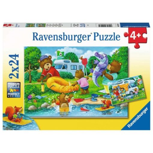 Palapeli 24 palaa x 2 karhut retkellä Ravensburger