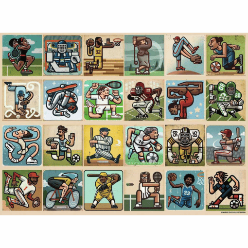 Palapeli 300 palaa urheilijat Ravensburger - Image 2