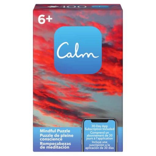 Palapeli Calm Mindful 100 palaa punainen taivas