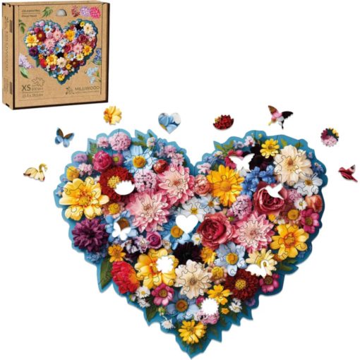Palapeli puinen Floral 5080 100 palaa