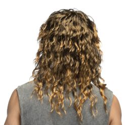 Peruukki Keith ruskea kihara Boland