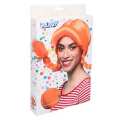 Peruukki oranssi leteillä Boland