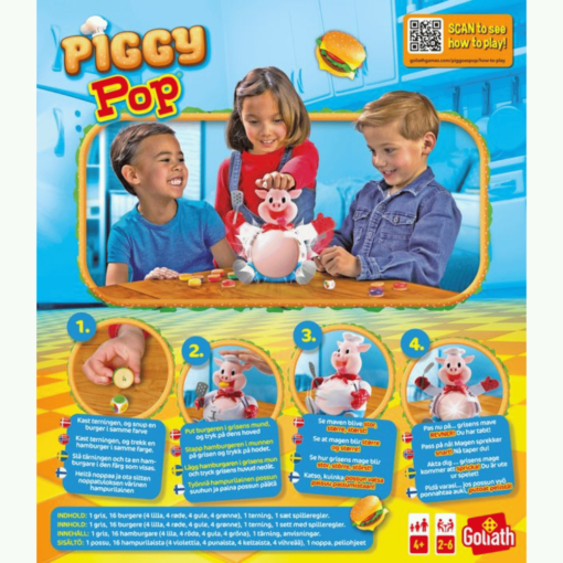 Piggy Pop box back