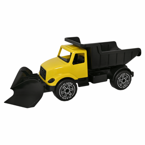 Plasto kuorma-auto iso aura musta/keltainen