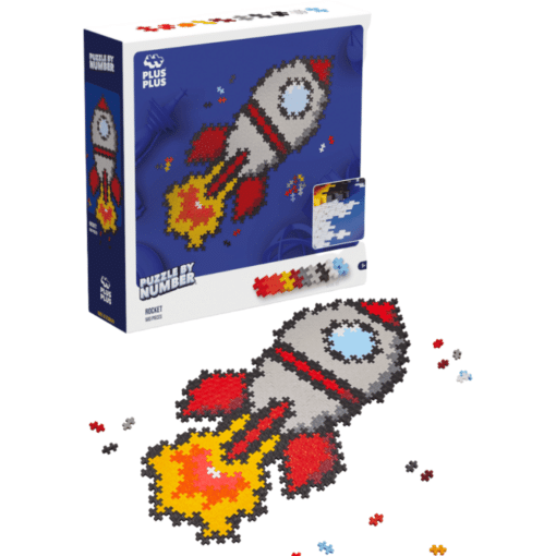 Plus Plus Puzzle by Number-rakennussarja