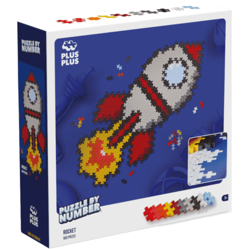 Plus Plus Puzzle by Number avaruusalus 500 palaa - Image 2