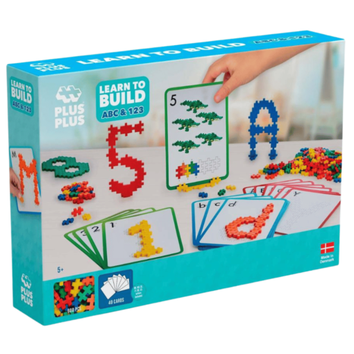Plus Plus Opetellaan ABC ja 123 korteista