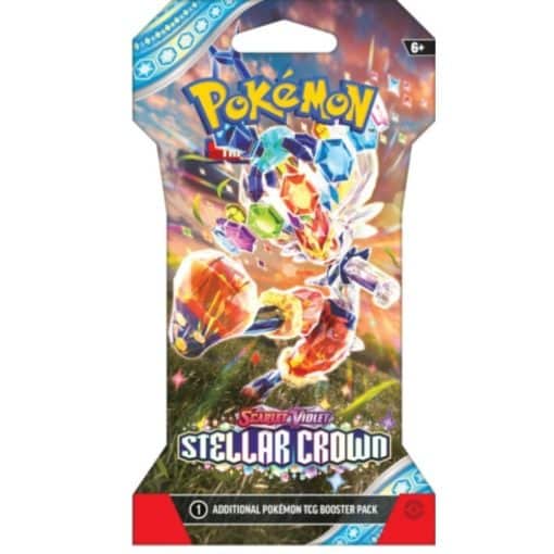 Pokemon keräily Stellar Crown lahjapaketti erilaisia (1)