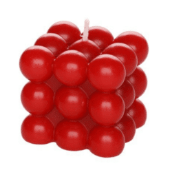 punainen bubble candle