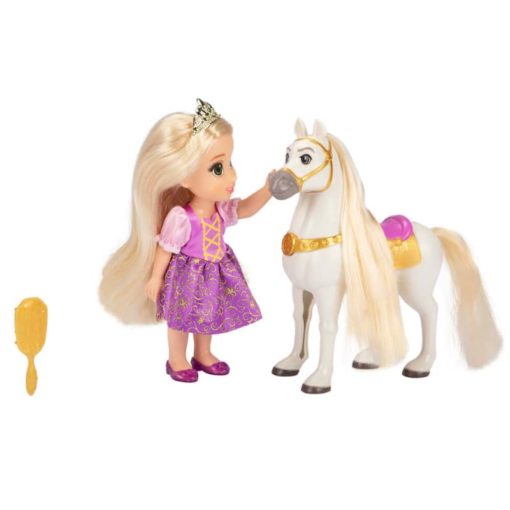 Prinsessa Disney Tähkäpää 15 cm ja hevonen - Image 4