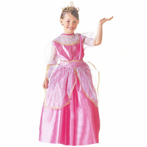 Lasten naamiaisasu prinsessamekko vaaleanpunainen S 128 cm