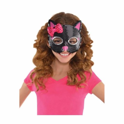 Puolinaamari kissa glitter