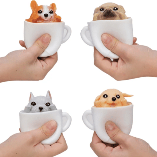 Schylling pup in a cup