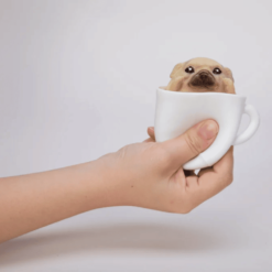 Schylling pup in a cup