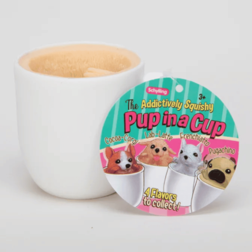 Schylling pup in a cup