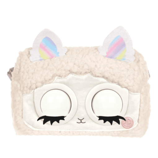 Purse Pets Fluffy valkoinen laamalaukku - Image 4