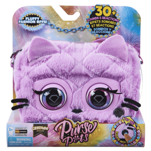 Purse Pets Fluffy violetti kissalaukku
