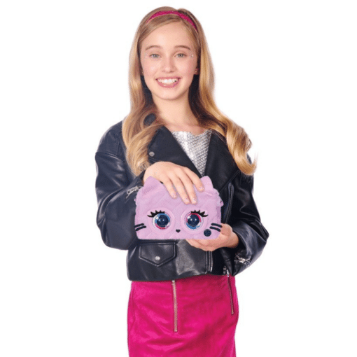 Purse Pets Fluffy violetti kissalaukku - Image 4