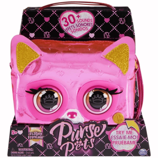 Purse Pets pinkki Flashy Frenchie-käsilaukku
