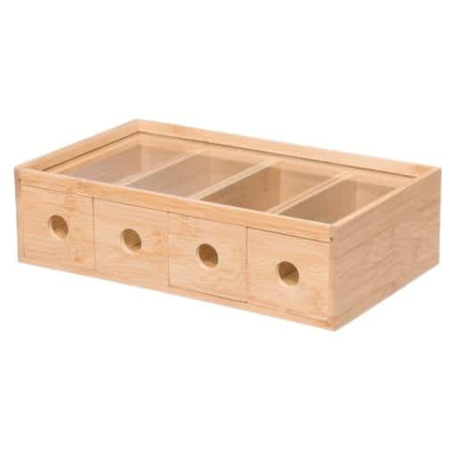 Puu vetolaakko 4 lokeroa