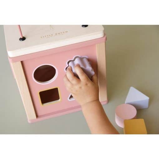 Puuhakuutio Little Dutch pinkki kukka - Image 6