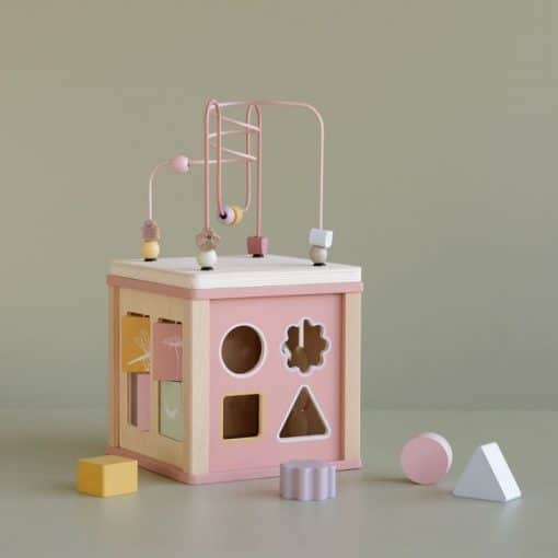 Puuhakuutio Little Dutch pinkki kukka - Image 8