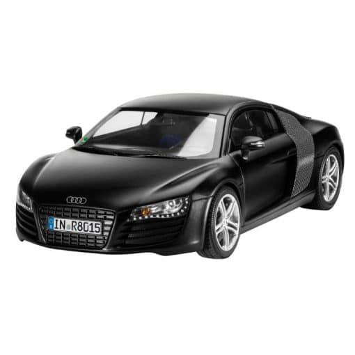 Revell Audi R8 musta 1:24 koottava pienoismalli - Image 2