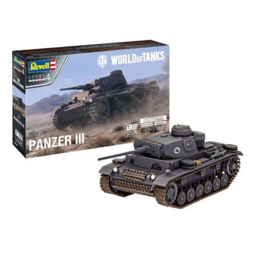 Revell Panzer 3 Tankki 1:72 koottava pienoismalli - Image 2