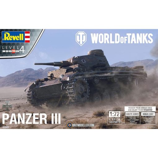 Revell Panzer 3 Tankki 1:72 koottava pienoismalli