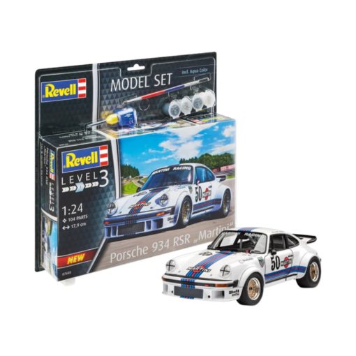 Revell pienoismallisetti Porsche 934 RSR Martini 1:24