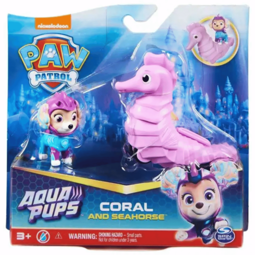 Paw Patrol Aqua Hero Pups - Coral Solid