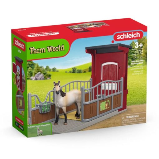 Schleich ponin pilttuu & Mustang tamma