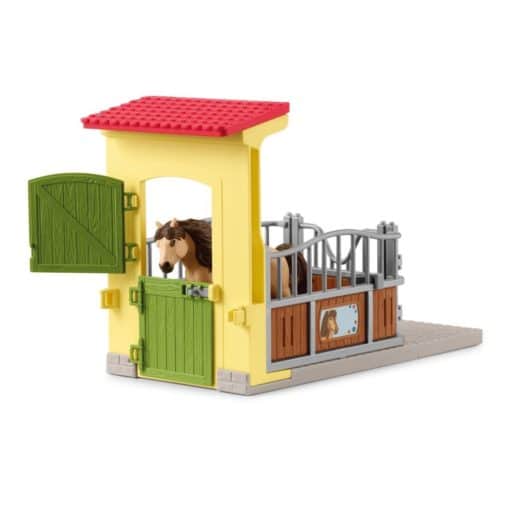 Schleich ponin pilttuu ja Islanninponiori 42609