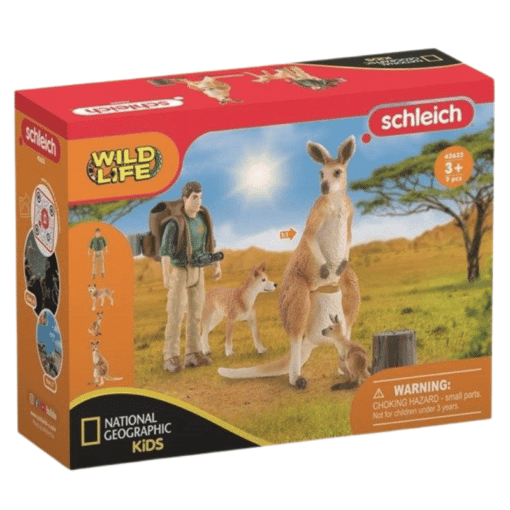 National Geographic Schleich seikkailu Australian takamailla 