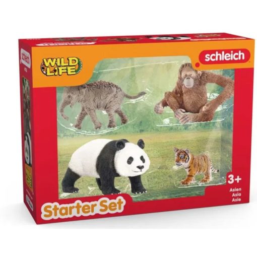 Schleich villieläimet 4 kappaletta Aasia 42736