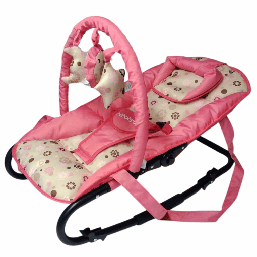 Sitteri Babybus pinkki/valkoinen