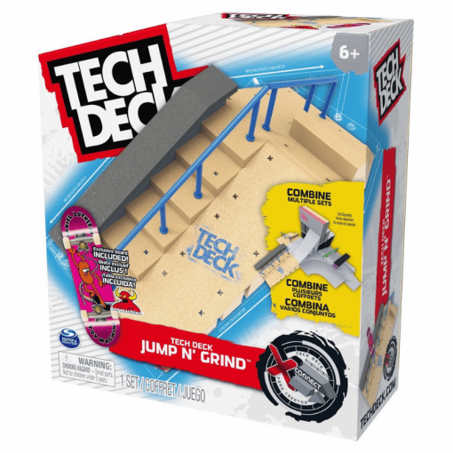 Sormiskeitti Tech Deck jump 'n' grind ramppi