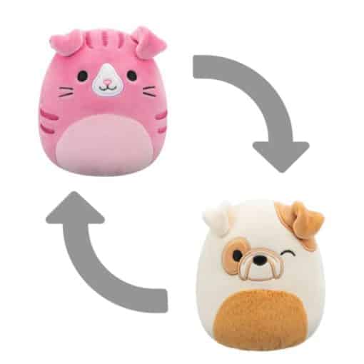 Squishmallows Flip Geraldine & Brock