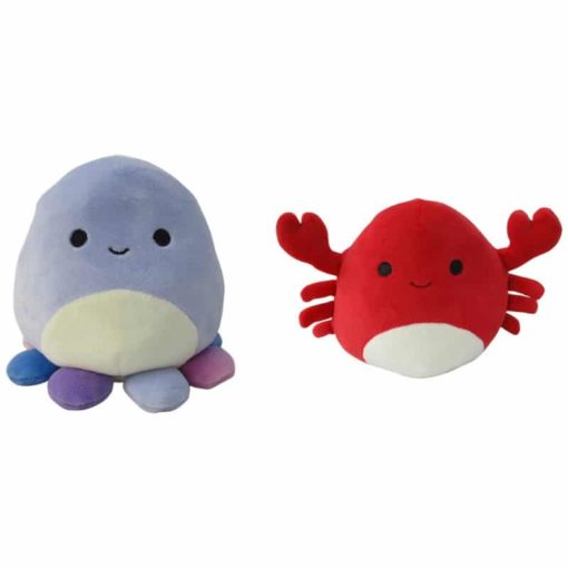 Squishmallows pehmo 2-in-1 rapu-mustekala 10 cm