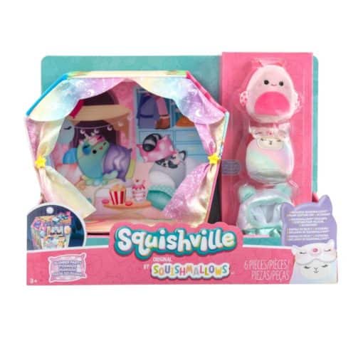 Squishville S7 Pyjamabileet Deluxe leikkisetti