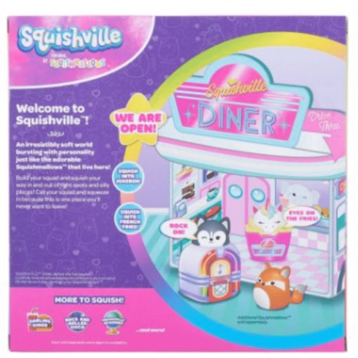 Squishville Squishmallows-pehmolelu hahmo ja luokkahuone - Image 2