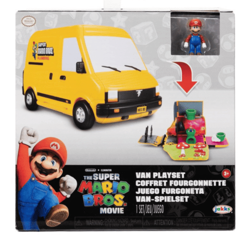 Super Mario Bros. pakettiauto-leikkisetti