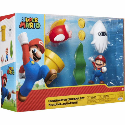 Super Mario Underwater Diorama setti