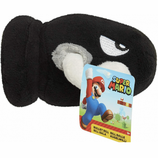 Super Mario pehmolelu 11cm Bullet Bill