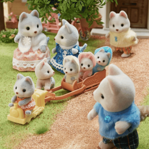 Sylvanian Families huskyperhe