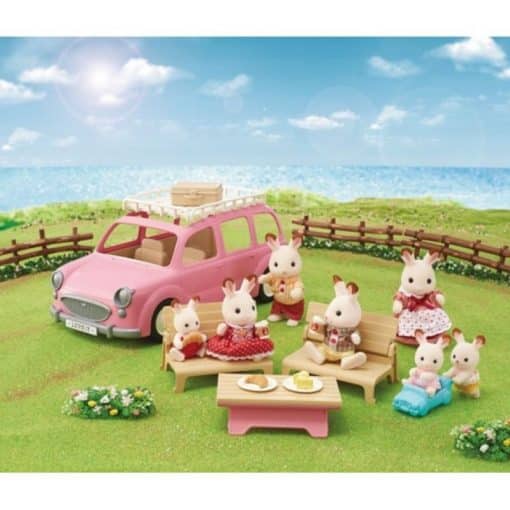 Sylvanian Families perheauto vaaleanpunainen 5535 - Image 3