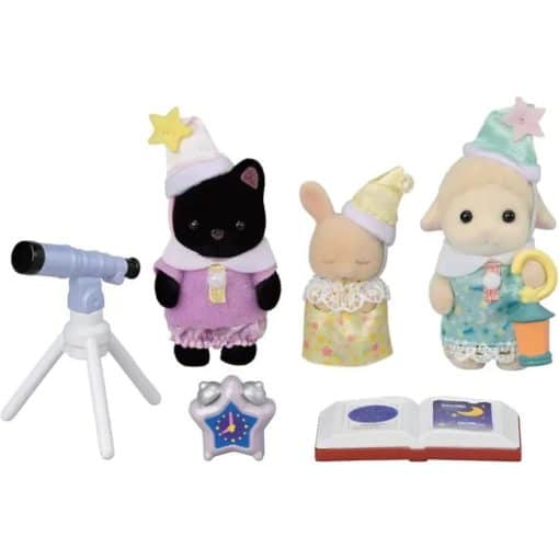 Sylvanian kolmoset yökylässä